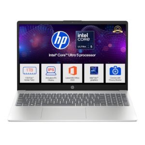 Labelift 15, Intel Core Ultra 5 125H (16GB DDR5, 1TB SSD) FHD, IPS, 15.6''/39.6cm, Win11, M365 Basic(1yr)*Office24, Silver, 1.65kg, fd1354TU, Intel Arc Graphics, FHD Camera w/Shutter, AI Powered Laptop